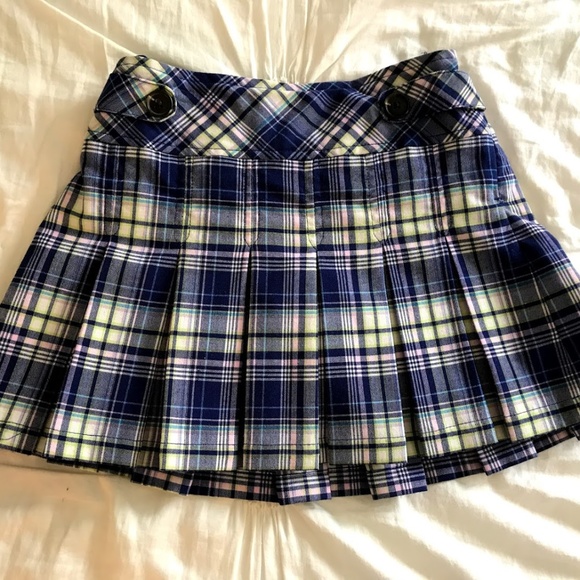 Cherokee Other - PURPLE PLAID KIDS MINI SKIRT